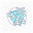 Fleet Management Inventory Management Car Fleet Management Icon