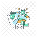 Fleet Management Inventory Management Car Fleet Management Icon