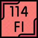 Flerovium Periodic Table Chemistry Icon