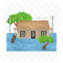 Flood Disaster Water Icon