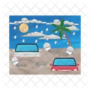 Flood Disaster Water Icon