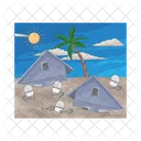 Flood Disaster Water Icon