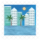 Flood Disaster Water Icon
