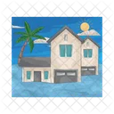 Flood Disaster Water Icon