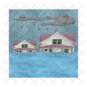 Flood Disaster Water Icon