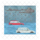 Flood Disaster Water Icon