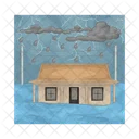 Flood Disaster Water Icon