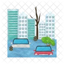 Flood Disaster Water Icon