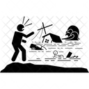 Disaster Flood Destory Icon