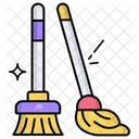 Floor Cleaner Housekeeping Cleaning Service Icon