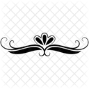 Calligraphic Element Flourish Calligraphy Calligraphy Border Icon