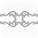 Calligraphic Element Flourish Calligraphy Calligraphy Border Icon