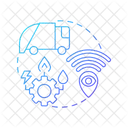 Fleet Management System Car Fleet Management Public Transit Icon