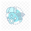 Fleet Management System Car Fleet Management Public Transit Icon