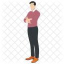 Man Male Austere Icon