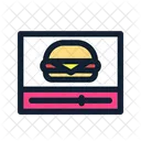 Food Vlogger Video Icon