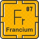 Francium Preodic Table Preodic Elements Icon