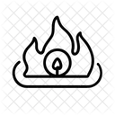 Free Fire Campfire Fire Icon