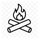 Free Fire Campfire Fire Icon