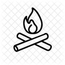 Free Fire Campfire Fire Icon