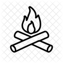 Free Fire Campfire Fire Icon
