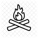 Free Fire Campfire Fire Icon