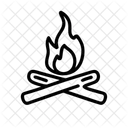 Free Fire Campfire Fire Icon
