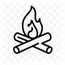 Free Fire Campfire Fire Icon