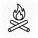Free Fire Campfire Fire Icon