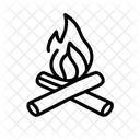 Free Fire Campfire Fire Icon