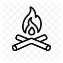 Free Fire Campfire Fire Icon