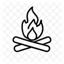 Free Fire Campfire Fire Icon