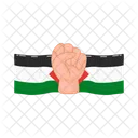 Freedom Flag Palestine Icon