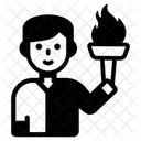 Leadership Freedom Torch Freedom Light Icon