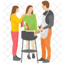 Friends Picnic Picnic Family Picnic Icon