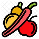 Fruit Vegetable Banana Icon