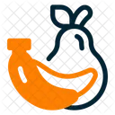 Fruit Banana Avocado Icon