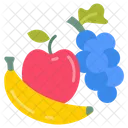 Fruit Apple Banana Icon