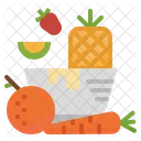 Fruit Vegetables Vegetarian Icon