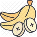 Fruit Bananas Diet Icon