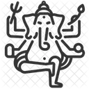 Ganesh Ganesha God Icon