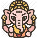 Ganesha Hindu God Icon