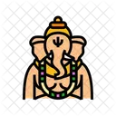Ganesha God Indian Icon