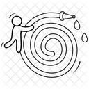 Garden Hose Hosepipe Water Hose Icon