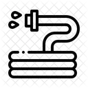 Garden Hose Watering Irrigation Icon