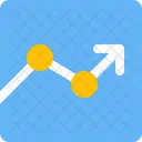 Growth Uptrend Line Icon