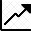 Growth Uptrend Line Icon
