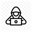 Hacking Cyber Attack Breach Icon