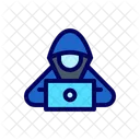 Hacking Cyber Attack Breach Icon