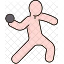 Handball Throw Ball Icon